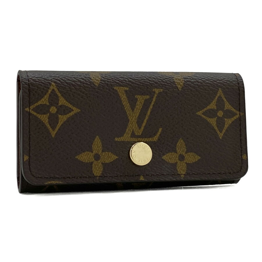 ルイヴィトン LOUIS VUITTON キーケース 4連 ミュルティクレ 4 モノグラム アルマニャック M69517【ル..