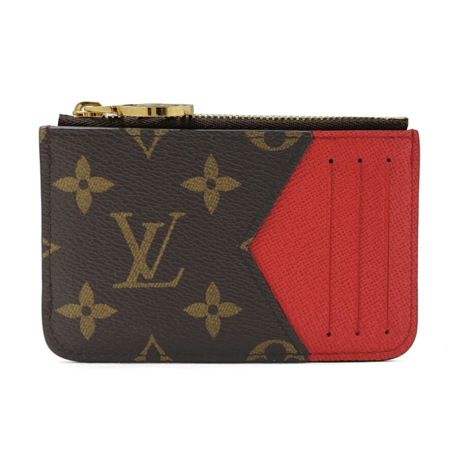 ルイヴィトン LOUIS VUITTON カードケース コインケース《ポルト カルト ロミー》 ルージュ レッド 赤 モノグラム ロゴ イニシャル LV M81881 新品 ラッピング ギフト プレゼントのサムネイル