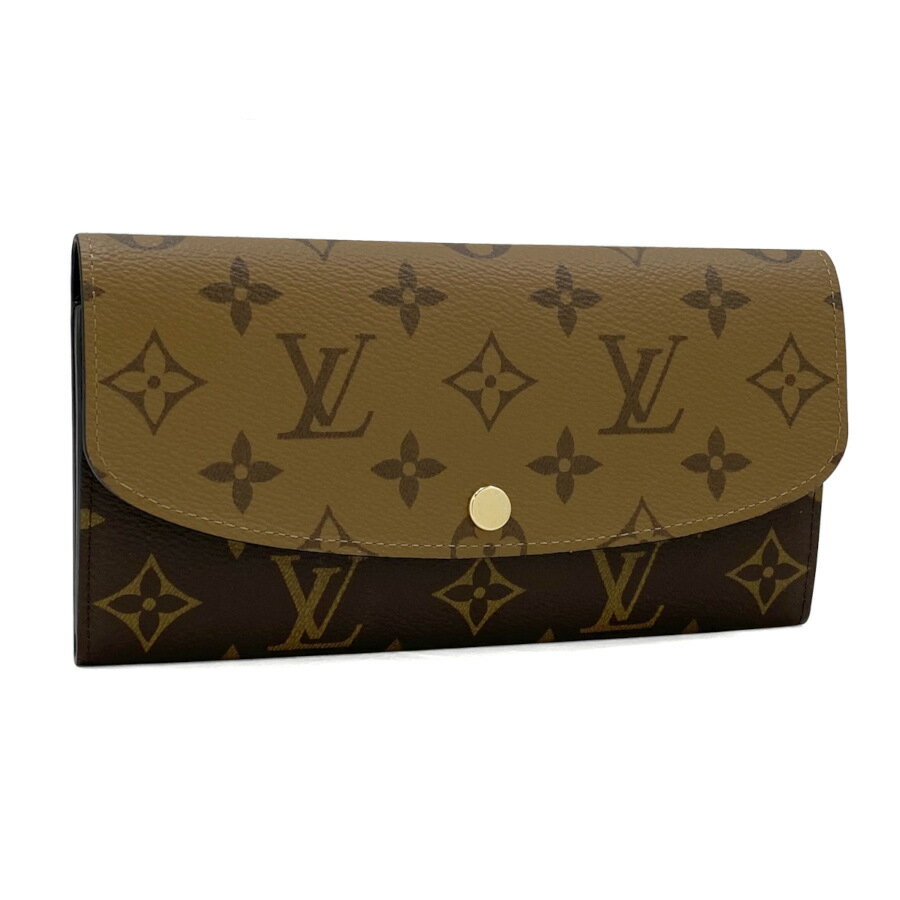 ルイヴィトン LOUIS VUITTON ポルトフォイユ・エミリー 二つ折り 財布 長財布 モノグラム・キャンバス モノグラム・リバース ブラウン M82157 新品