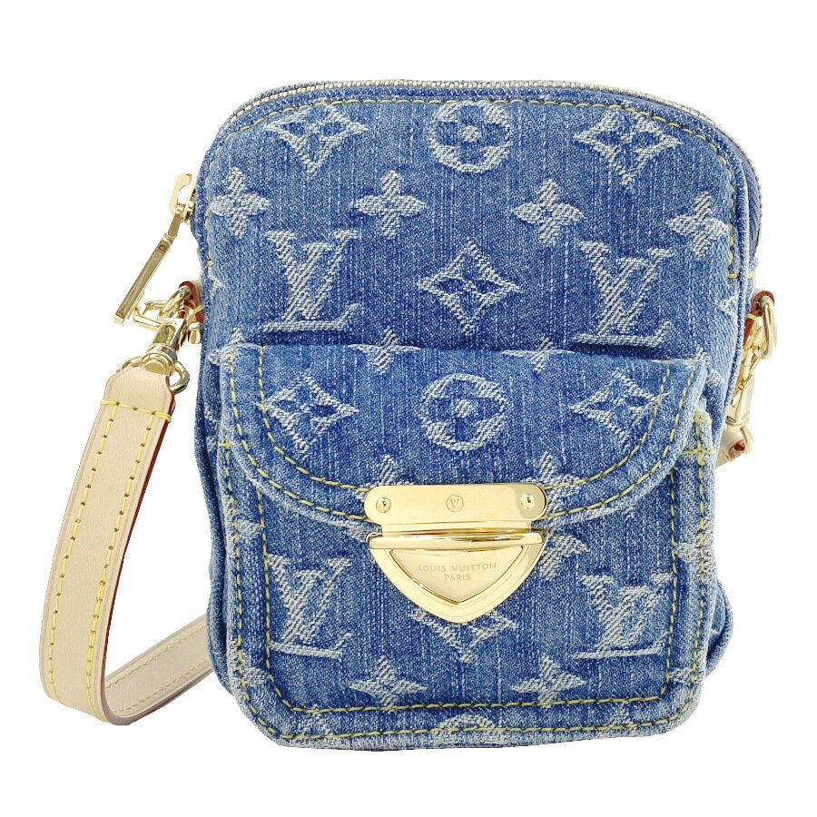 ルイヴィトン　ポシェット 【新品】ルイヴィトン LOUIS VUITTON 新作 LV リミックス ポシェット・フェアファックス モノグラムデニム ブルーデニム コンパクトショルダーバッグ M82948