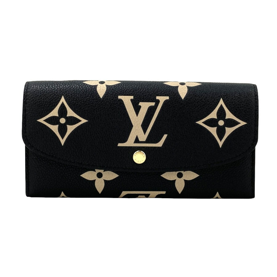 【新品】ルイヴィトン LOUIS VUITTON ポルトフォイユ・エミリー ヴィトン 長財布 バイカラーモノグラム・アンプラント M83138