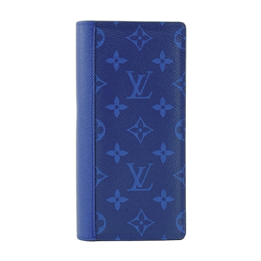 ルイヴィトン LOUIS VUITTON 長財布 二つ折り ポルトフォイユ ブラザ タイガラマ コバルト M30297