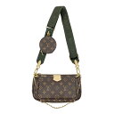 ルイヴィトン LOUIS VUITTON ショルダーバッグ クロスボディ ミュルティ ポシェット アクセソワール モノグラム カーキ M44813 新品