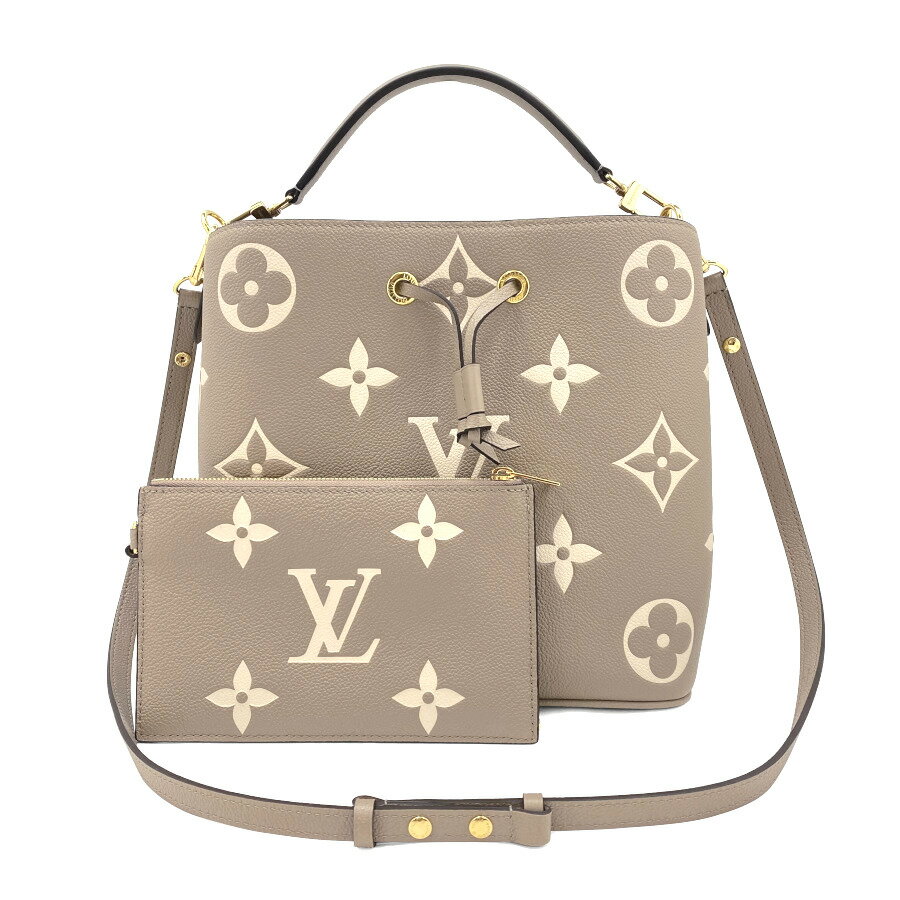 ルイヴィトン LOUIS VUITTON ネオノエ MM バイカラー モノグラム アンプラント レザー トゥルトレール クレーム M45555 バッグ ハンドバッグ ショルダーバッグ 2WAYのサムネイル