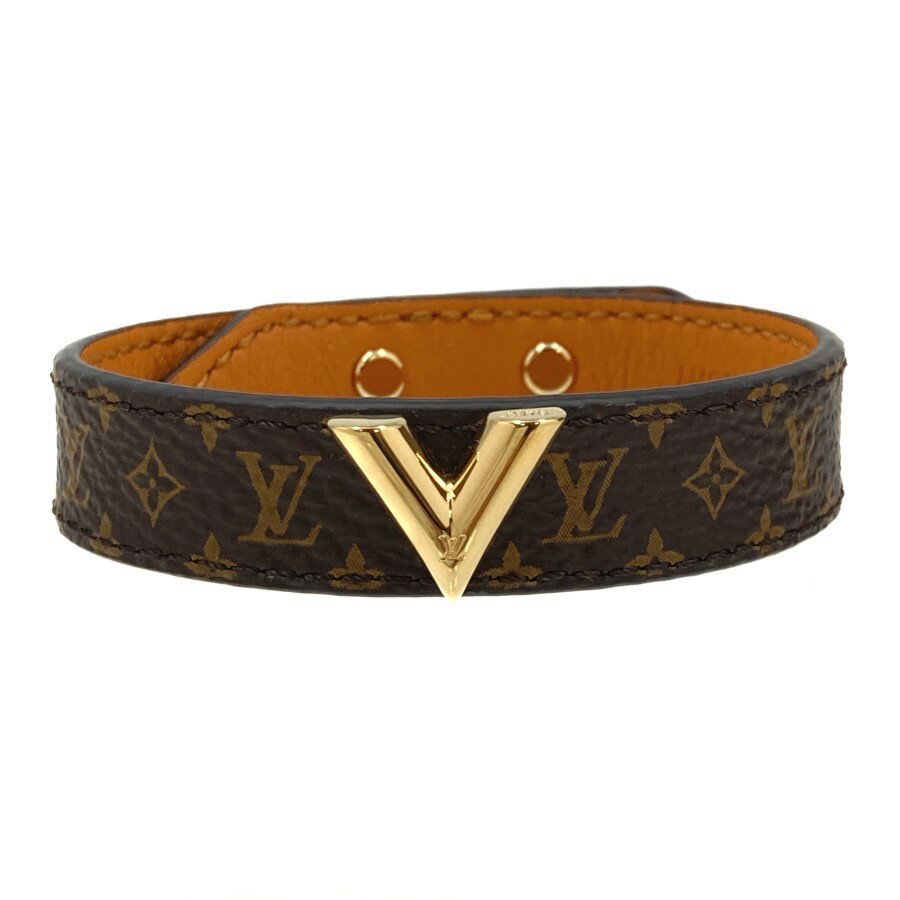 ルイヴィトンのブレスレット（レディース） ルイヴィトン LOUIS VUITTON ブレスレット ブラスレ エセンシャルV モノグラム ブラウン M6042F【ルイ・ヴィトン ヴィトン BOX 保存袋 紙袋付 新品】