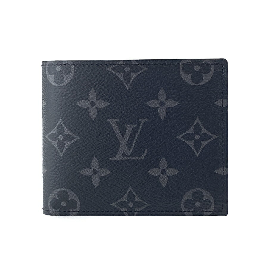 ルイ・ヴィトン 二つ折り財布（メンズ） ルイヴィトン LOUIS VUITTON 財布 二つ折り財布 ポルトフォイユ マルコ NM モノグラム エクリプス M62545 新品