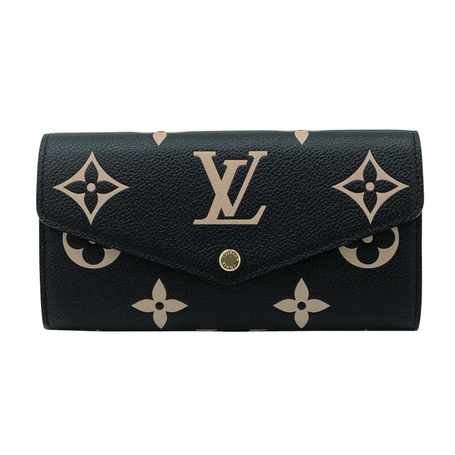 ルイヴィトン 長財布 LOUIS VUITTON 二つ折り ポルトフォイユ サラ モノグラム アンプラント バイカラー M80496【ルイ・ヴィトン ヴィトン BOX 保存袋 紙袋付 新品】