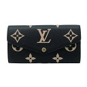 ルイヴィトン モノグラム財布（レディース） ルイヴィトン 長財布 LOUIS VUITTON 二つ折り ポルトフォイユ サラ モノグラム アンプラント バイカラー M80496 新品