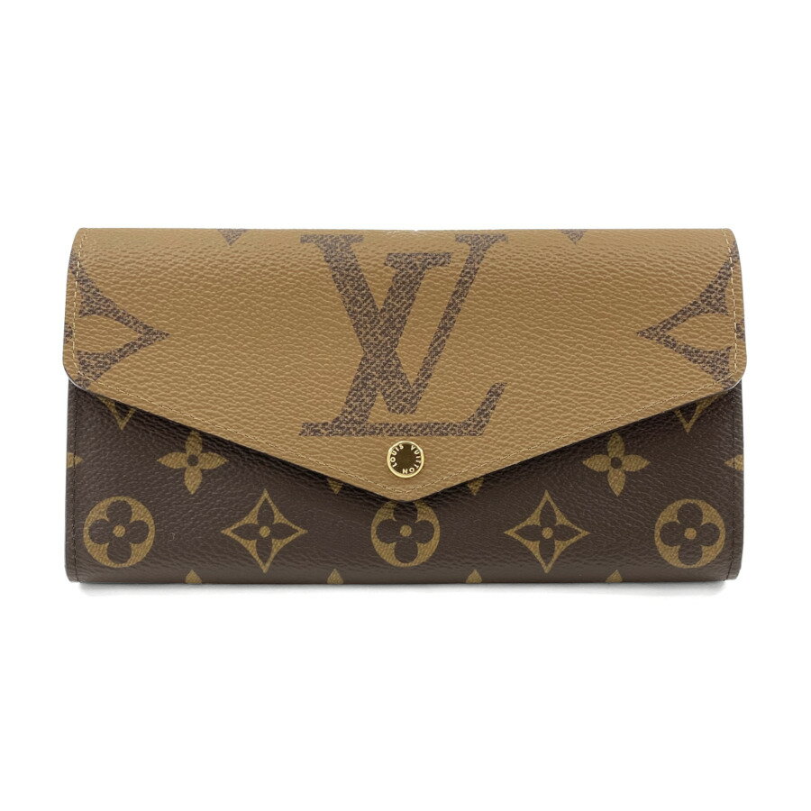 【楽天市場】ルイヴィトン 長財布 LOUIS VUITTON ポルトフォイユ サラ モノグラム ジャイアント リバース M80726 ブラウン