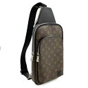 ルイヴィトン LOUIS VUITTON バッグ ボディバッグ ショルダーバッグ アヴェニュー・スリングバッグ バッグ モノグラム・マカサー キャンバス M46...