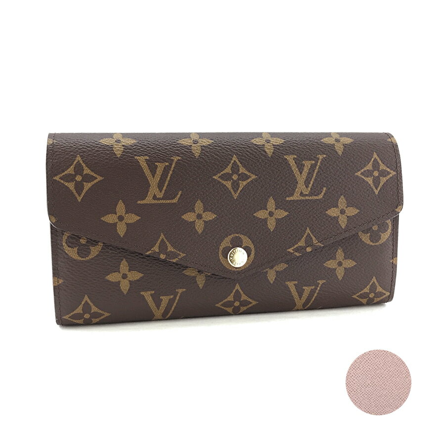 ルイヴィトン モノグラム財布（レディース） ルイヴィトン LOUIS VUITTON 長財布 フラップ ポルトフォイユ サラ モノグラム ローズ バレリーヌ M62235【ルイ・ヴィトン ヴィトン BOX 保存袋 紙袋付 新品】