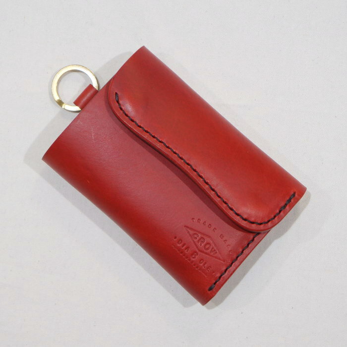 KC4-ADV-2ND RDxBK 2ND別注CRキーケース4 KC4ADV2ND 黒羽（CROW：クロウ)レザーキーケース【smtb-tk】【楽ギフ_包装】