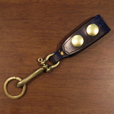 BD-KS-1-DB-ブライドルレザー仕様CRキーホルダー1-BDKS1-黒羽（CROW：クロウ)キーホルダー【送料無料】【smtb-tk】【楽ギフ_包装】