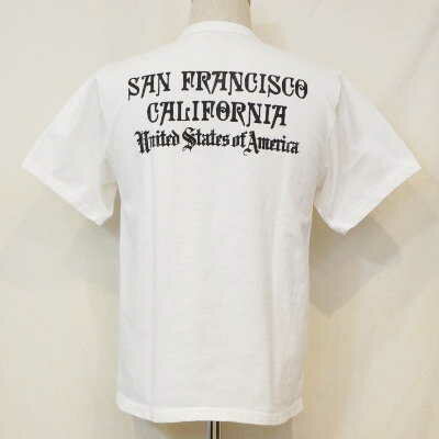 DLT-1501B-ホワイト-SANFRANCISCO-DLT1501B-DELUXEWARE-デラックスウエアTシャツ【送料無料】【smtb-tk】【楽ギフ_包装】