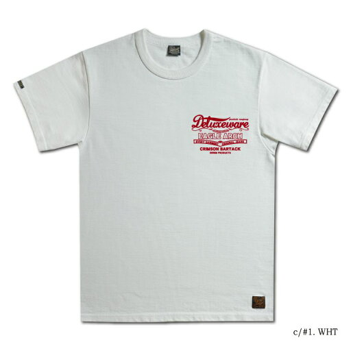 BRGX-22D-WH-ブランドロゴTシャツ22D-BRGX22D-DELUXEWARE-デラックスウエアTシャツ【送料無料】【smtb-tk】【楽ギフ_包装】