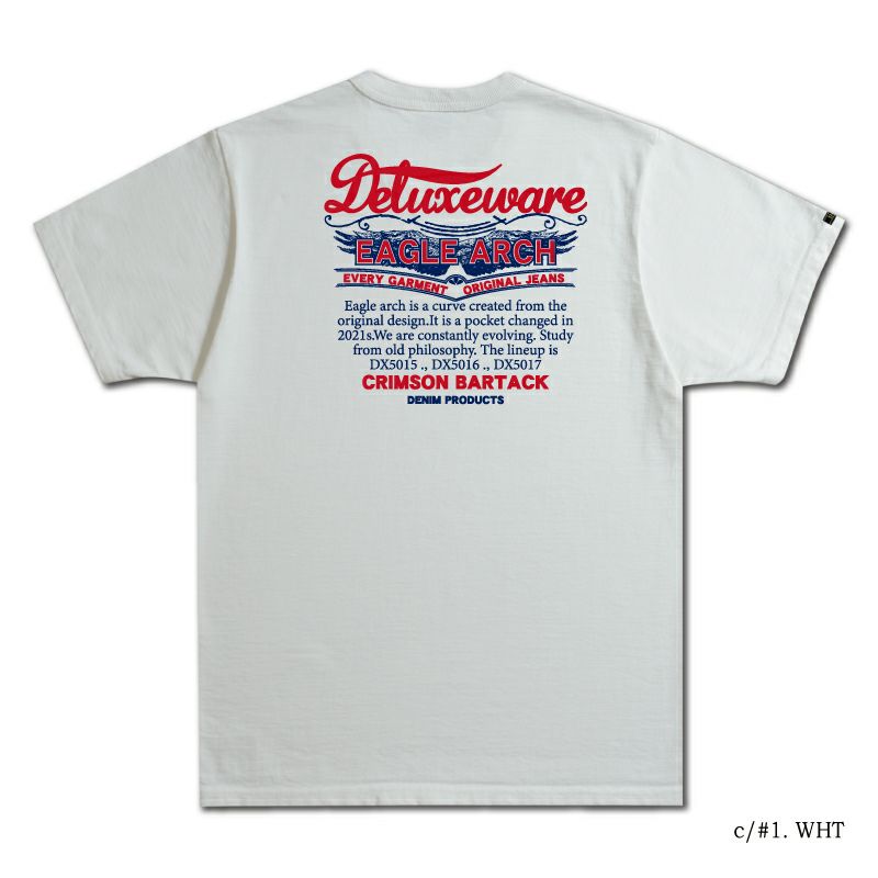 BRGX-22D-WH-ブランドロゴTシャツ22D-BRGX22D-DELUXEWARE-デラックスウエアTシャツ【送料無料】【smtb-tk】【楽ギフ_包装】