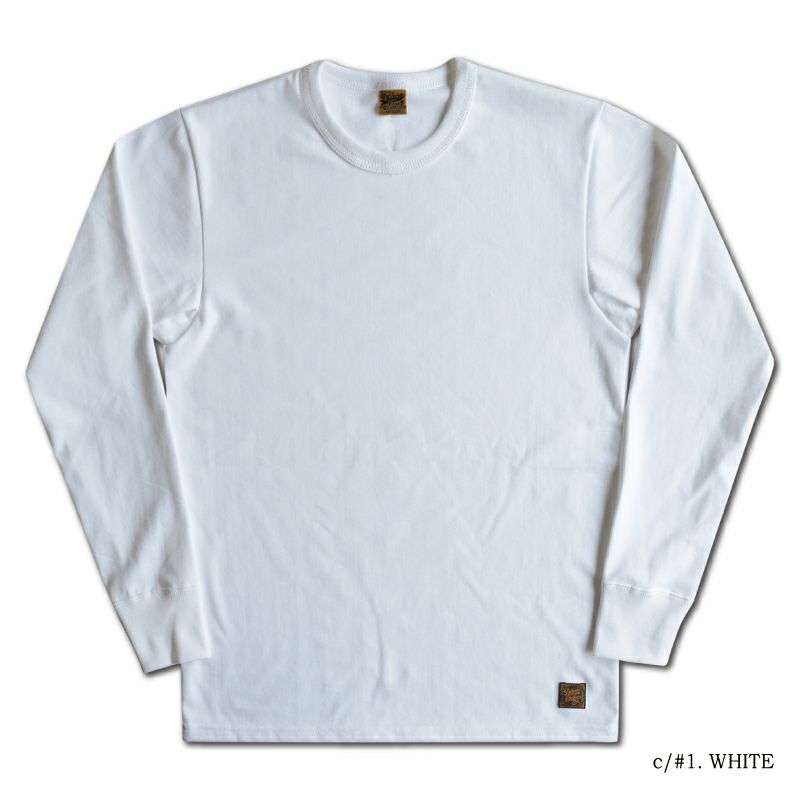 SLL-00 WH 無地長袖Tシャツ SLL00 DELUXEWARE デラックスウエア長袖Tシャツ ロンT 無地ロンT【送料無料..
