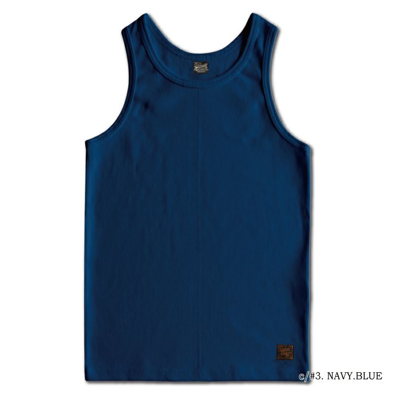 TNK-00 NVBL リブタンクトップ TNK00 DELUXEWARE デラックスウエアタンクトップ【smtb-tk】【楽ギフ_包..