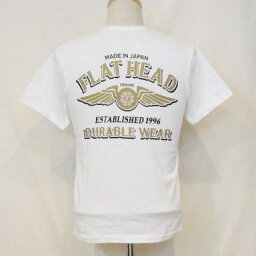 TKT-007-ホワイト-DURABLE WEAR-TKT007-FLATHEAD-フラットヘッドTシャツ-TKT系-半袖Tシャツ【送料無料】【smtb-tk】【楽ギフ_包装】