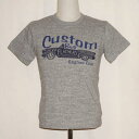 TKT-008-グレー-CUSTOM BUILT ENGINES CLUB-TKT008-FLATHEAD-フラットヘッドTシャツ-TKT系-半袖Tシャツ【送料無料】【smtb-tk】【楽ギフ_包装】