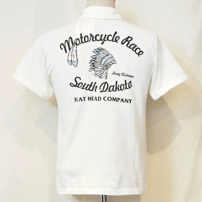 TNV-03W-ホワイト-SOUTH DAKOTA-TNV03W-FLATHEAD-フラットヘッドTシャツ-フラットヘッドポロシャツ-BLACKMINT-ブラックミントTシャツ-ブラックミントポロシャツ【送料無料】【smtb-tk】【楽ギフ_包装】