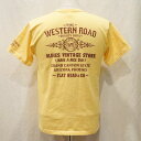 THC-117W-ライトイエロー-WESTERN ROAD-THC117W-FLATHEAD-フラットヘッドTシャツ【送料無料】【smtb-tk】【楽ギフ_包装】