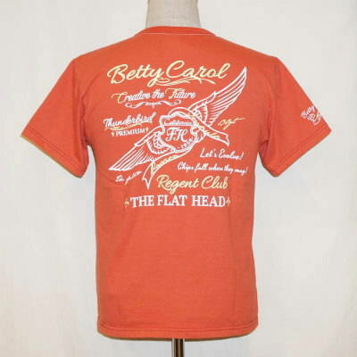 THC-161W-ライトレッド-BETTY CAROL-THC161W-FLATHEAD-フラットヘッドTシャツ【送料無料】【smtb-tk】【楽ギフ_包装】