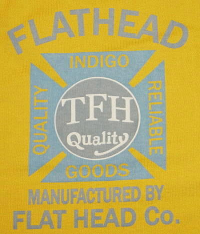 TN-07W-マスタード-TFH QUALITY-TN07W-FLATHEAD-フラットヘッドTシャツ-BLACKMINT-ブラックミントTシャツ【送料無料】【smtb-tk】【楽ギフ_包装】