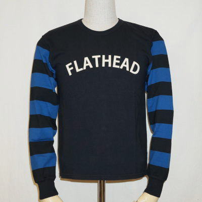 BTL-09W-ブラックブルー-ボーダーTシャツ長袖09-BTL09W-FLATHEAD-フラットヘッドTシャツ【送料無料】【smtb-tk】【楽ギフ_包装】 BTL-09W-ブラックブルー-ボーダーTシャツ長袖09-BTL09W-FLATHEAD-フラットヘッドTシャツ【送料無料】【smtb-tk】【楽ギフ_包装】