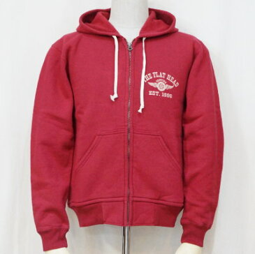 F-CZP-001-ワイン-パーカー-FH FLYING WHEEL-FCZP001-FLATHEAD-フラットヘッドスエット・フラットヘッドスウェット-パーカー【送料無料】【smtb-tk】【楽ギフ_包装】