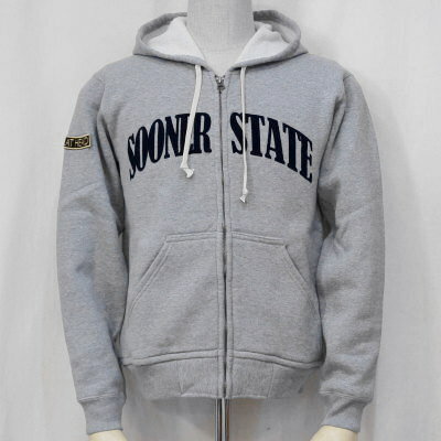 F-CZP-005-グレー-SOONER STATE FULL ZIP PARKA-FCZP005-FLATHEAD-フラットヘッドスエット-フラットヘッドスウェット-フルジップパーカー【送料無料】【smtb-tk】【楽ギフ_包装】