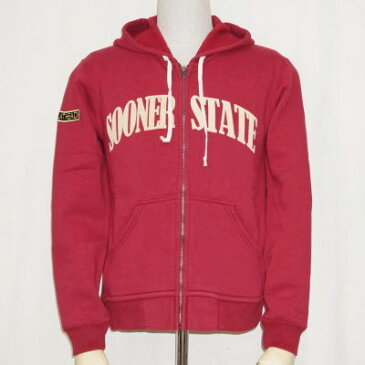 F-CZP-005-ワイン-SOONER STATE FULL ZIP PARKA-FCZP005-FLATHEAD-フラットヘッドスエット-フラットヘッドスウェット-フルジップパーカー【送料無料】【smtb-tk】【楽ギフ_包装】