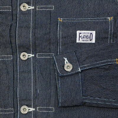 PHJ-01W-インディゴ-ピンヒッコリーワークジャケット01W-PHJ01W-FLATHEAD-フラットヘッドワークジャケット【送料無料】【smtb-tk】【楽ギフ_包装】