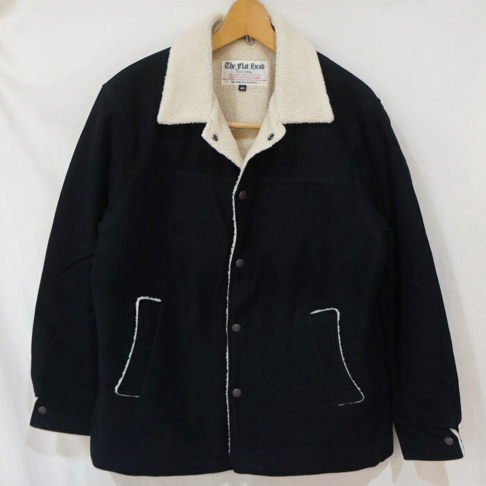 フラットヘッド☆カーコート☆40サイズ The Flat Head FN-OC-D002 BL COAT FNOCD002 FLATHEAD フラット