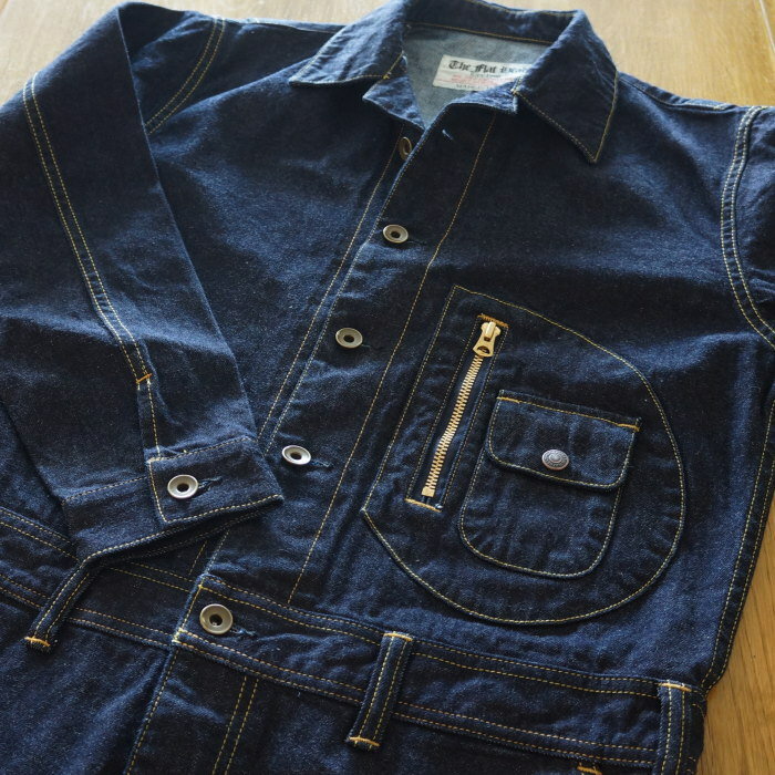 FN-OJ-JS003 12OZジャンプスーツ FNOJJS003 FLATHEAD フラットヘッドパンツ つなぎ【送料無料】【smtb-tk】【楽ギフ_包装】