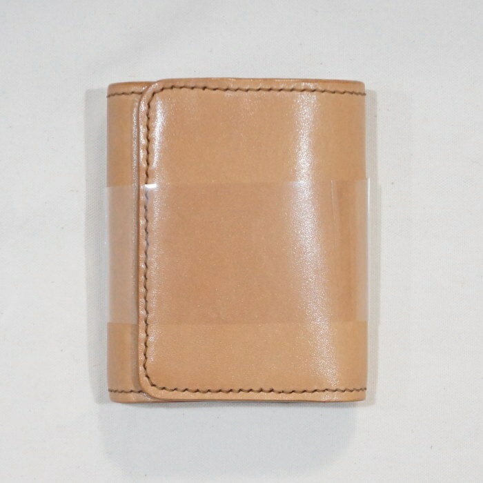 FN-WSN3-4S-TANx-xTANxYE-多脂革三つ折りミニウォレット-FNWSN34S-FLATHEAD-フラットヘッドレザーウォレット・フラットヘッドハーフウォレット-STOCKBURG-ストックバーグ-三つ折り財布【送料無料】【smtb-tk】【楽ギフ_包装】