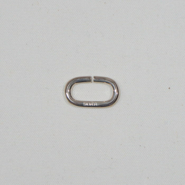 シルバーCカン 小判カン カスタムパーツ 丸カン ハンドメイド 約18mmx8mmx厚み約2mm【smtb-tk】【Keyword】fs04gm【楽ギフ_包装】