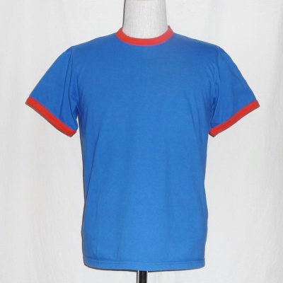 SJST17-RNM-ブルーレッド-サムライジーンズ無地半袖リンガーTシャツ-SJST17RNM-SAMURAIJEANS-サムライジーンズTシャツ【smtb-tk】【送料無料】【楽ギフ_包装】