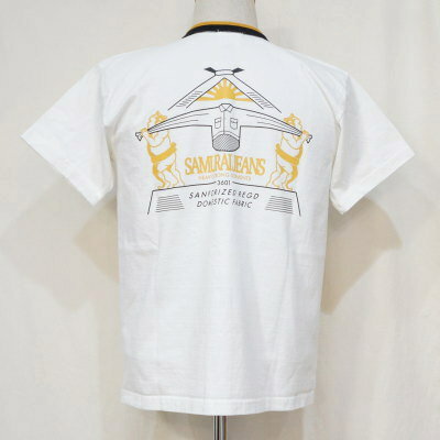 SJST18-109-ホワイト-サムライジーンズ半袖Tシャツ18-109-SJST18109-SAMURAIJEANS-サムライジーンズTシャツ【smtb-tk】【送料無料】【楽ギフ_包装】