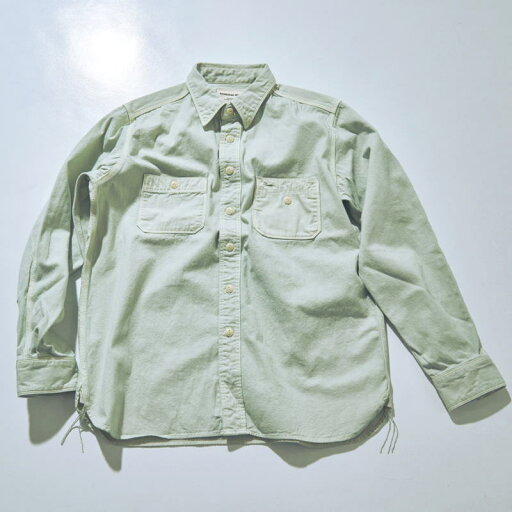 SJCBS24-TS GRN 天然染めセルビッチシャンブレーシャツ SJCBS24TS SAMURAIJEANS サムライジーンズ シャツ 長袖シャツ へリンボンシャツ【送料無料】【smtb-tk】【楽ギフ_包装】 SJCBS24-TS GRN 天然染めセルビッチシャンブレーシャツ SJCBS24TS SAMURAIJEANS サムライジーンズ シャツ 長袖シャツ へリンボンシャツ【送料無料】【smtb-tk】【楽ギフ_包装】