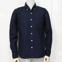 SJBD17-L01-インディゴ-ドビーオックスBDシャツ17-SJBD17L01-SAMURAIJEANS-サムライジーンズシャツ-ボタンダウンシャツ【送料無料】【smtb-tk】【楽ギフ_包装】