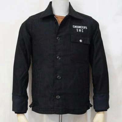 MCA2-17-ブラック-モーターサイクルデッキジャケット17-MCA217-SAMURAIJEANS-サムライジーンズジャケット-サムライ二輪車倶楽部アウター【smtb-tk】【送料無料】【楽ギフ_包装】