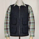 SJVT17-D-インディゴ-15OZインディゴデニムベスト17-D-SJVT17D-SAMURAIJEANS-サムライジーンズ-サムライジーンズベスト【送料無...