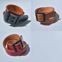 A107HS2 ブライドルレザーダブルピンベルト SAMURAIJEANS サムライジーンズベルト【送料無料】【smtb-tk】【楽ギフ_包装】