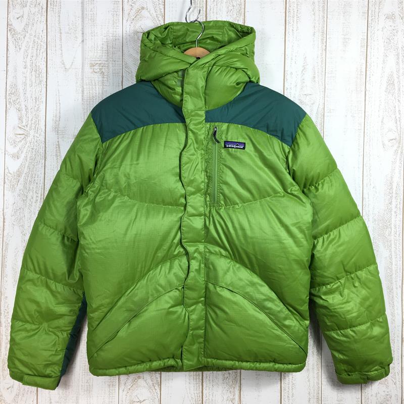 【中古】 【MEN 039 s XS】 パタゴニア 2007 ダウン パーカ Down Parka 800FP ダウン ジャケット フーディ パーカー 生産終了モデル 希少サイズ 入手困難 PATAGONIA 84652 グリーン系