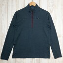 【Women's L チャコール系】 Millet ( ミレー ) キャスター ウール ジップ ロングスリーブ Castor Wool Zip Longslee...