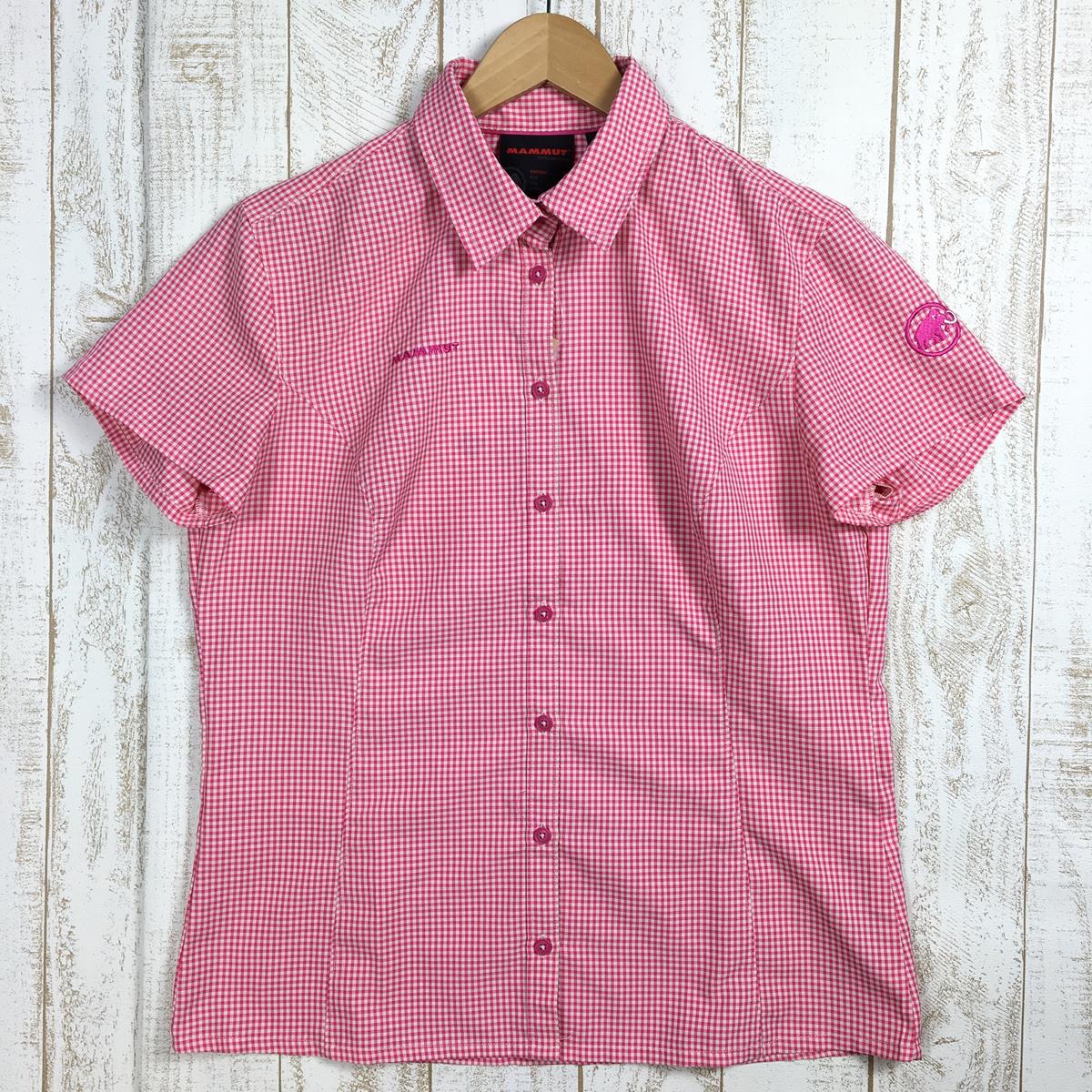【Women's M ピンク系】 Mammut ( マムート ) アーダ シャツ Aada Shirt ショートスリーブ 1015-00021 Women's 化繊 ショートスリーブシャツ インナー シャツ トップス ウェア