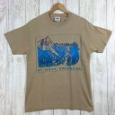 【Men's M ベージュ系】 米国ワシントン州 Mt. Index クライミングルートリスト Tシャツ ポートアンドカンパニー 入手困難 希少なアウトドアTシ...