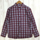 【Men's L レッド系】 The North Face ( ザ・ノースフェイス ) ウール プラッド シャツ Wool Plaid Shirt NR6131...