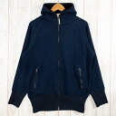 【Men's L ネイビー系】 Snowpeak ( スノーピーク ) ダブル フェイス ジップ パーカー Double Face Zip Parker コット...